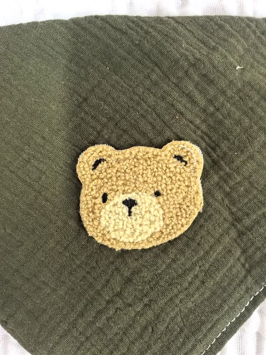 Applique with embroidery — muslin baby textile by Jingwei Youpin