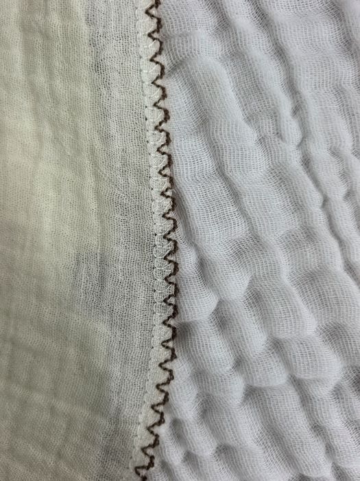 Zig-zag join — muslin baby textile by Jingwei Youpin